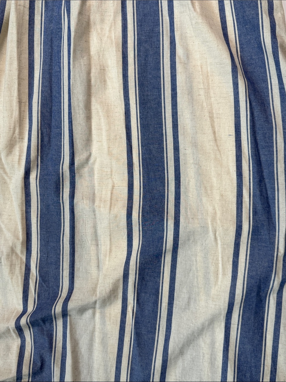 NWT NATALIE MARTIN Collection Sammie French Striped Blue Cream Maxi Dress LG - Picture 16 of 16